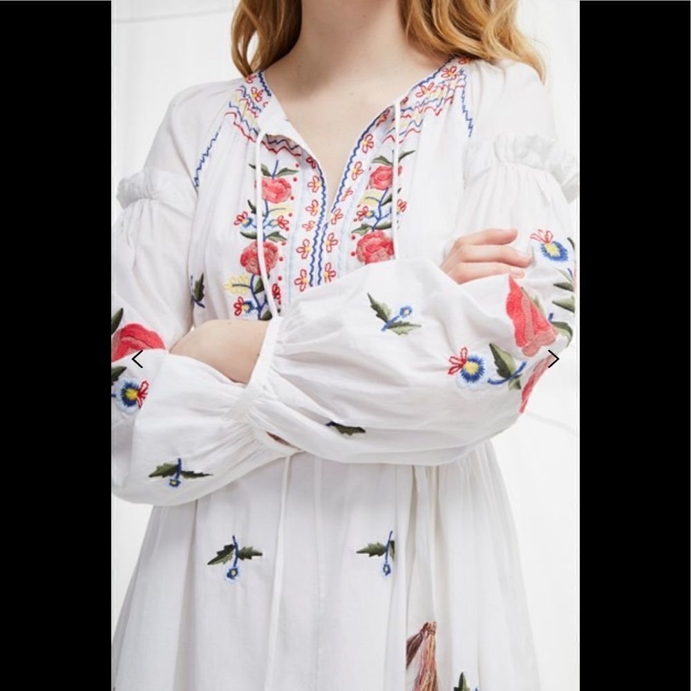 EDESSA COTTON FOLK DRESS - Picture 5 of 7